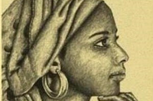 Uma das imagens de Zacimba Gaba princesa angolana que comandou durante muitos anos ataques a navios para resgatar pessoas negras escravizadas.