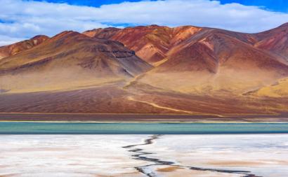 Salar de Tara. Deserto de Atacama. Foto de Nêssa Florêncio/Flickr.