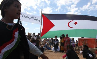 Acampamento de refugiados sarahuis no sul da Argélia