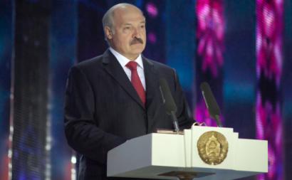 O presidente da Bielorrússia, Alexander Lukashenko. Foto de Serge Serebro/wikimedia commons.