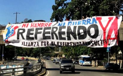Na Venezuela, começou campanha pelo referendo consultivo