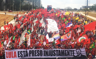 PT formaliza candidatura de Lula às presidenciais