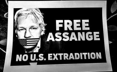 Free Assange – imagem de Antonio Marín Segovia/Flickr, licença sob CC BY-NC-ND 2.0