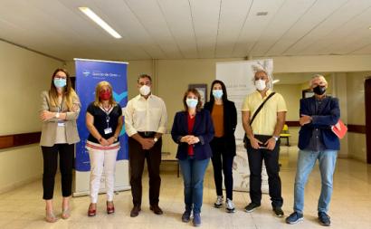 Delegação do Bloco com a administração do Hospital Garcia de Orta - Foto Andreia Quartau