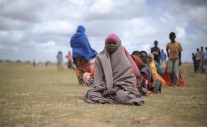 Ajuda humanitária na Somália. Foto da ONU/Flickr.