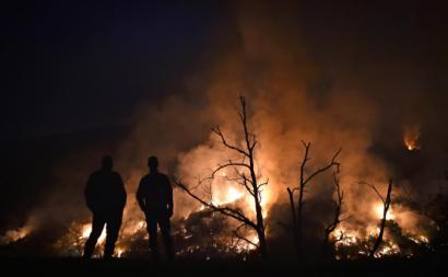 Incêndio na Serra da Estrela. Foto de NUNO ANDRÉ FERREIRA/LUSA.