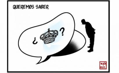 Cartoon de Malagón publicado no CTXT.