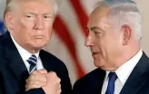 Trump e Netanyahu. Foto publicada no blogue do autor.
