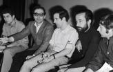 Conferência de imprensa com os realizadores Claude Lelouch, Jean-Luc Godard, François Truffaut, Louis Malle, Roman Polanski - festival de Cannes, 1968