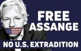 Liberdade para Assange - Não à extradição para os EUA