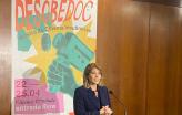 Catarina Martins na conferência de imprensa de apresentação do Desobedoc 2022 - foto esquerda.net