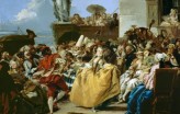 Giovanni Domenico Tiepolo (1727-1804), Scène Carnival, le menuet, 1750, Musée du Louvre, Paris – Foto wikipedia