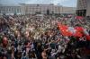 Manifestação da oposição na Bielorrússia. Agosto de 2020. Foto de YAUHEN YERCHAK/EPA/Lusa.