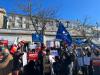 Professores em protesto em Portalegre. Foto da Fenprof.