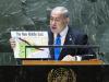 Netanyahu com o seu mapa do "novo Médio-Oriente" na ONU