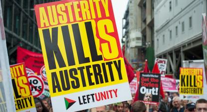 Marcha contra a austeridade. Londres, Junho de 2015. Foto de Jason/Flickr.