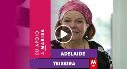 Adelaide Teixeira apoia Marisa Matias