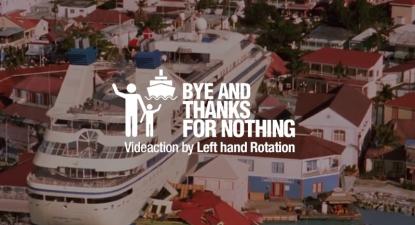 Ação de rua contra os cruzeiros nos Açores