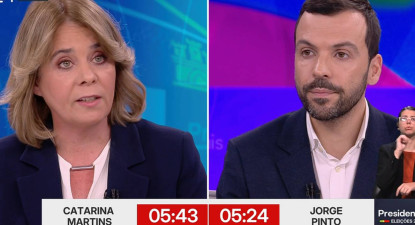 Catarina Martins e Jorge Pinto