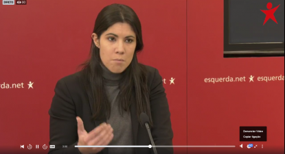 Mariana Mortágua apresenta propostas do Bloco para Orçamento