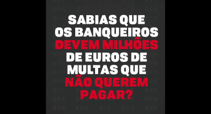 8 banqueiros devem ao Estado quase 17 milhões de euros em multas