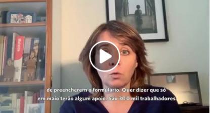 Os trabalhadores a recibo verde não podem esperar até maio