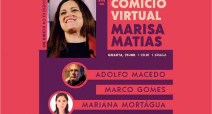 Direto do comício virtual em Braga