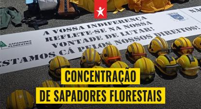 Concentração de sapadores florestais