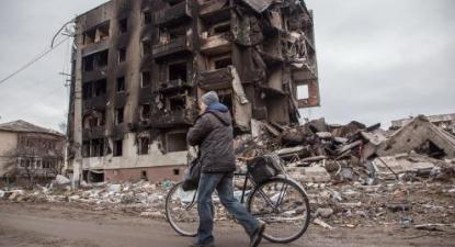 Destruição na Ucrânia.