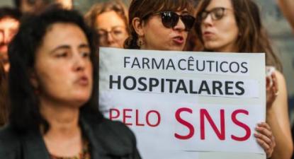 Farmacêuticos do SNS protestaram em junho junto ao Ministério da Saúde.