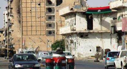 Misrata, Líbia, onde estão sediadas as milícias que mais combateram as forças de Mohammar Kadhafi, no início da revolta em 2011 e de onde é natural o Primeiro-ministro do actual governo interino. Foto: arquivo jmr, setembro de 2011