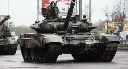 Tanque T-90-S russo. Foto de Dmitry Terekhov/Flickr.