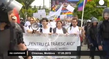 Marcha LGBT na Moldávia atacada por grupo religioso