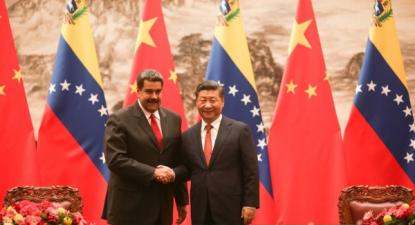 Nicolás Maduro e Xi Jinping, foto da viagem do presidente venezuelano à China em setembro de 2018