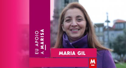 Maria Gil apoia Marisa Matias