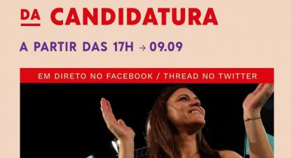 Anúncio da candidatura de Marisa Matias à Presidência