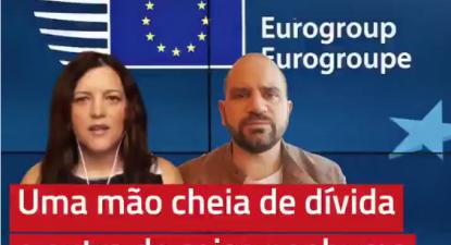 Marisa Matias e José Gusmão analisam e criticam as decisões do Eurogrupo