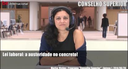 Marisa Matias: Chantagem dos mais fortes é cada vez maior