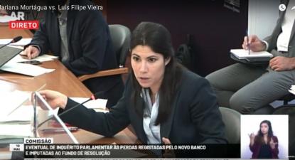 Mariana Mortágua vs. Luís Filipe Vieira: A casa para palheiro