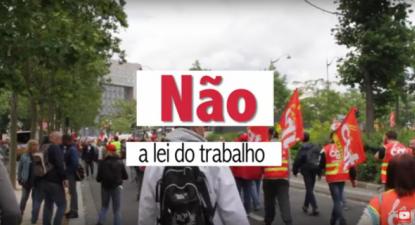 Não à lei do trabalho em França
