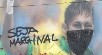 Graffitis contra o Mundial no Brasil