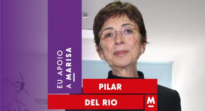 Pilar del Río vota Marisa Matias