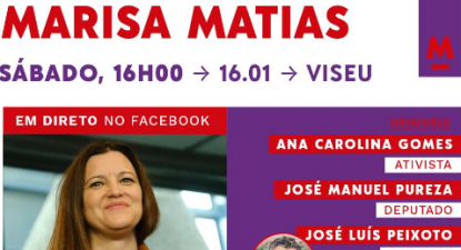 Direto do comício virtual em Viseu