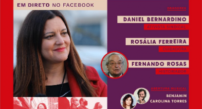 Direto do comício virtual em Almada