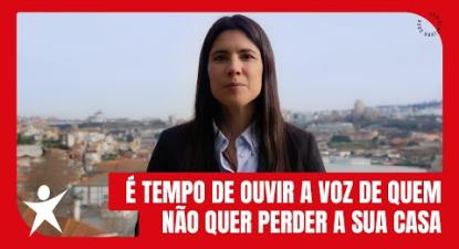 É tempo de ouvir a voz de quem não quer perder a sua casa.