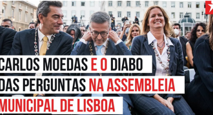 Carlos Moedas e o Diabo das perguntas na Assembleia Municipal de Lisboa