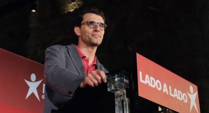 Jorge Costa. Noite eleitoral, Europeias 2019. Foto de Paula Nunes.