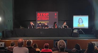 Sessão de abertura da contra-cimeira