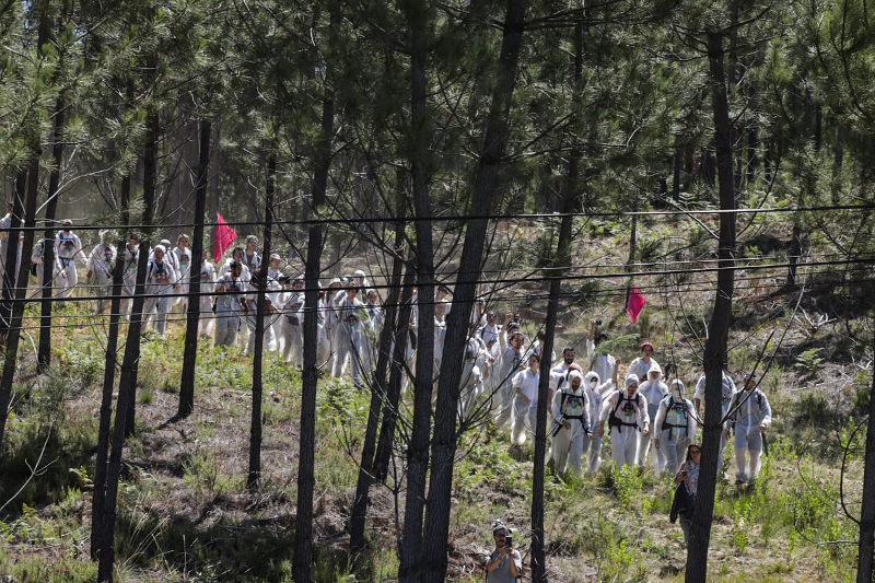 “As ações dentro do terreno foram decididas em plenário de delegados dos ativistas, num processo democrático e participativo” - Foto Mídia Ninja