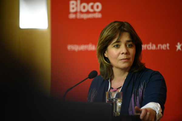 Catarina Martins afirmou que Marisa Matias é a “candidata que dá mais garantias” e a eurodeputada que “mostra mais coerência” - Foto Paula Nunes